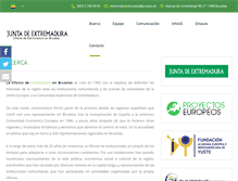 Tablet Screenshot of extremaduraeuropa.org